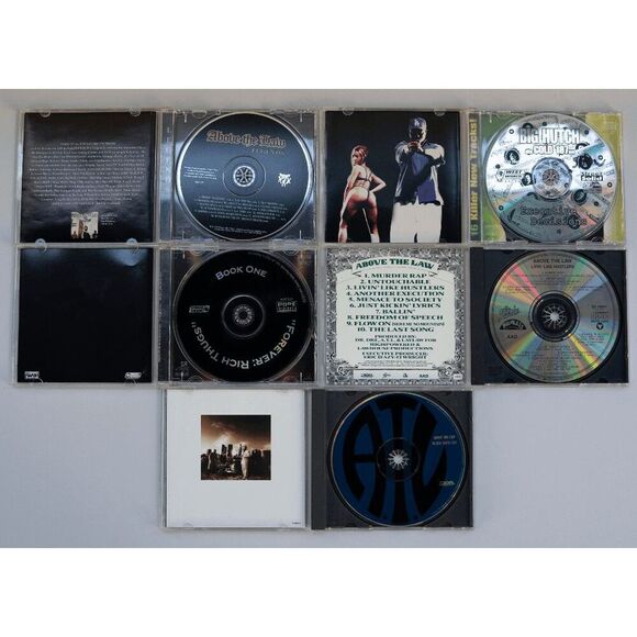 Lot of 5 Above The Law CD's - Livin Like Hustlers Forever Rich Thugs Black Mafia - Picture 3 of 3